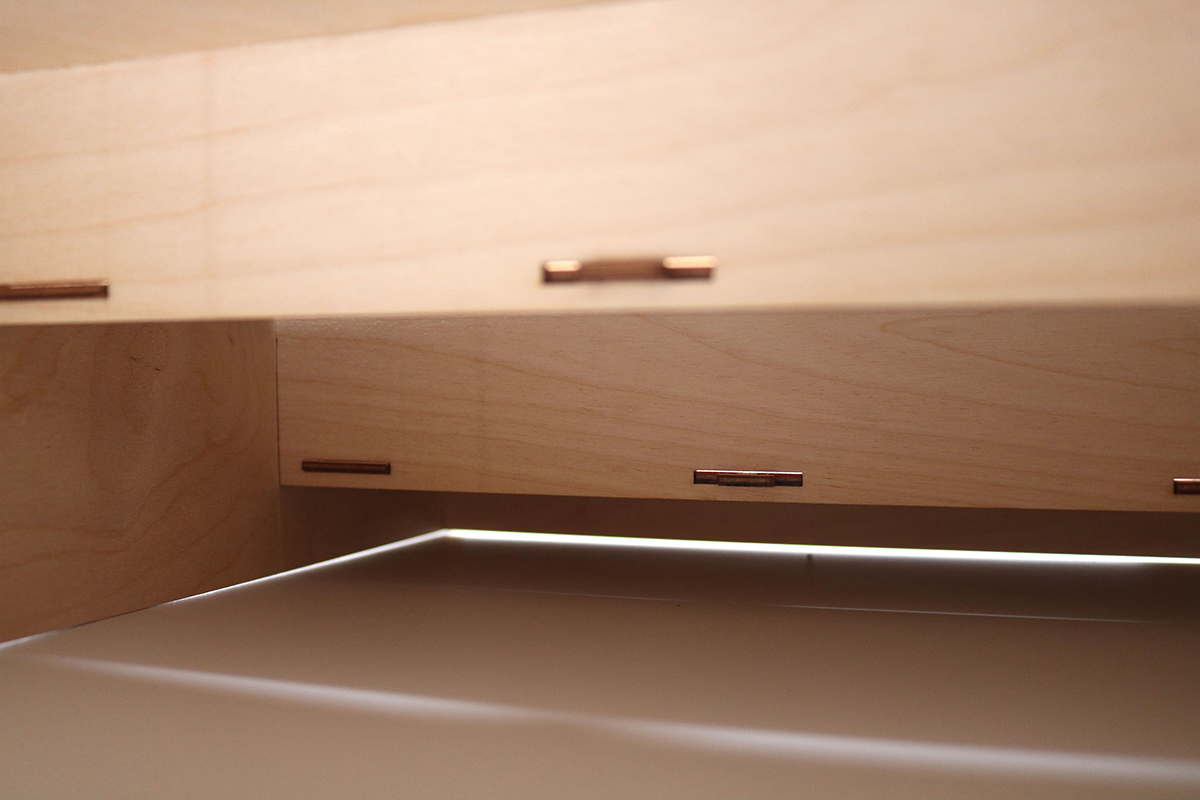 Laserbeest display modulair